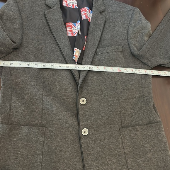 7 Downie St. Men’s Knit Jersey Stretch Gray Blazer Casual Sport Size am - Picture 13 of 17